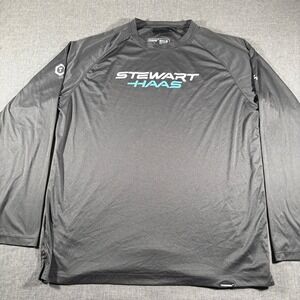 Truewerk B1 LS Sun Tee Mens XL Gray Stewart-Haas Ford Racing Long Sleeve Shirt